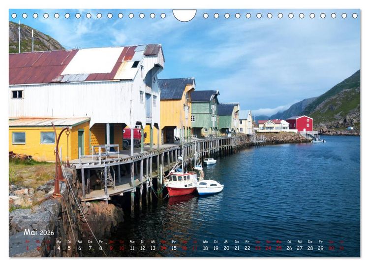 Produktbild: VESTERALEN UND LOFOTEN - Inselparadies im Eismeer (Wandkalender 2026 DIN A4 quer), CALVENDO Monatskalender