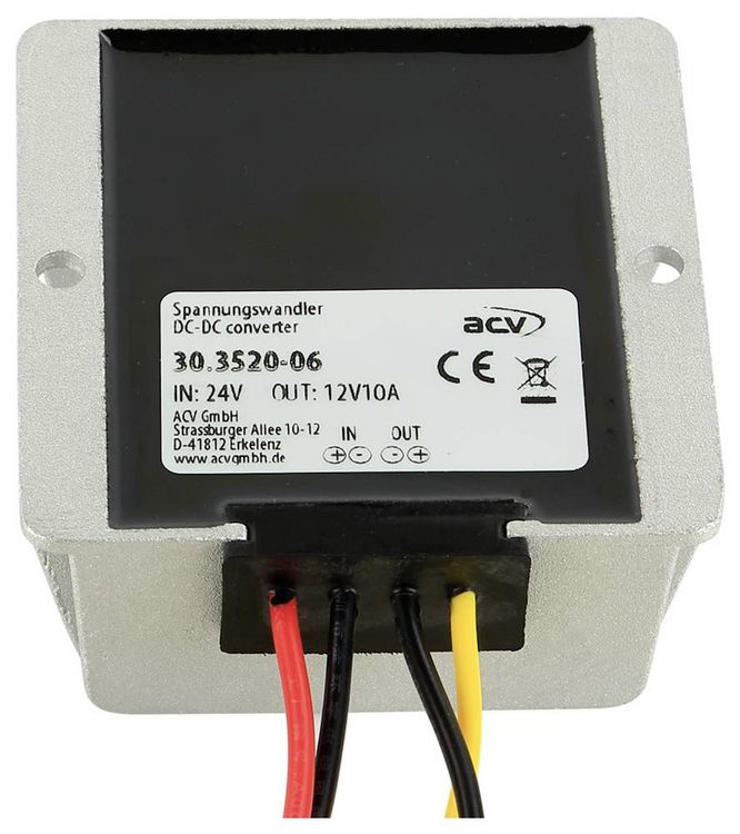 Produktbild: ACV 30.3520-06 Spannungswandler 1 St. Ausgangsspannung (Details)=12V Betriebsspannung=24V