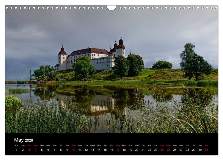 Produktbild: Monuments of Sweden 2026 (Wall Calendar 2026 DIN A3 landscape), CALVENDO 12 Month Wall Calendar