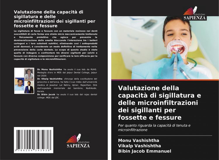 Produktbild: Valutazione della capacit&agrave; di sigillatura e delle microinfiltrazioni dei sigillanti per fossette e fessure