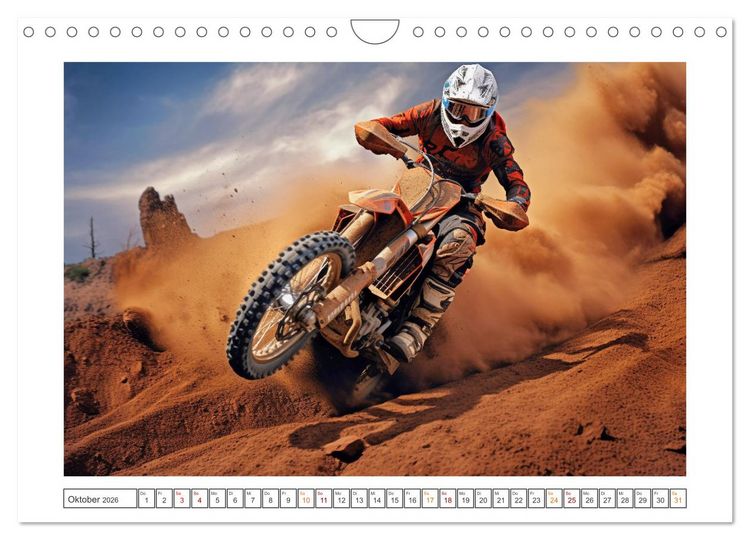 Produktbild: Motorcross Welt (Wandkalender 2026 DIN A4 quer), CALVENDO Monatskalender