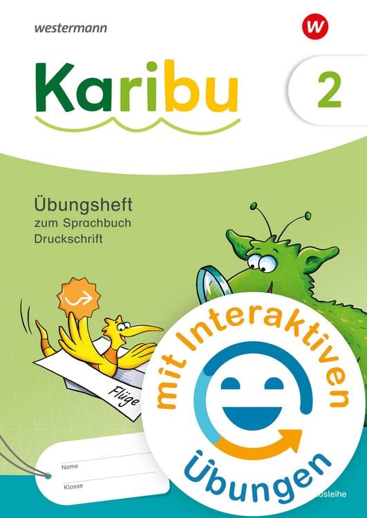 Produktbild: Karibu 2. Übungsheft 2 Druckschrift mit interaktiven Übungen zum Sprachbuch 2