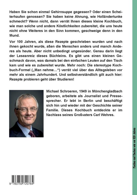 Produktbild: Kochen und Backen wie vor 100 Jahren