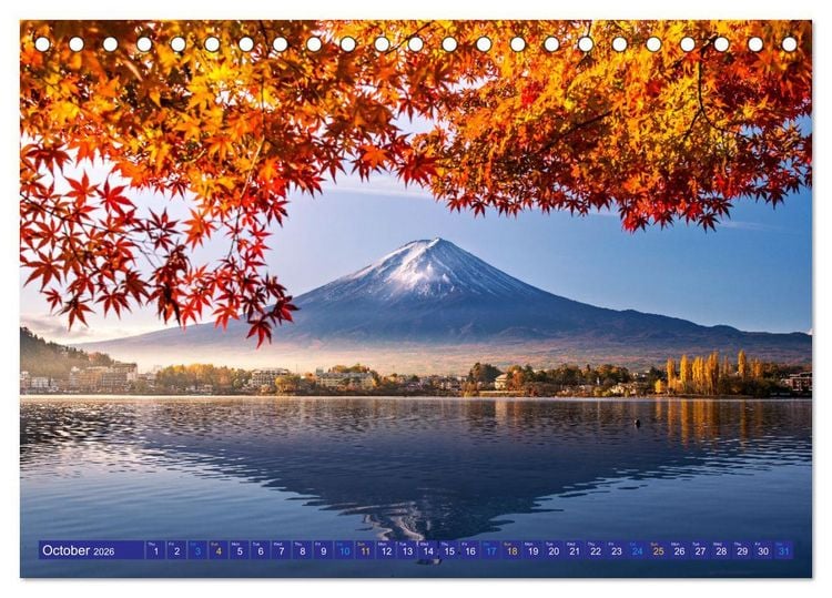 Produktbild: Amazing JAPAN (Desk Calendar 2026 DIN A5 landscape), CALVENDO 12 Month DeskCalendar