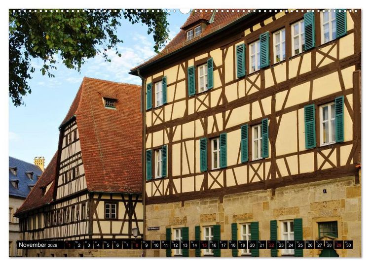 Produktbild: Bamberg und Fr&auml;nkische Schweiz (Wandkalender 2026 DIN A2 quer), CALVENDO Monatskalender
