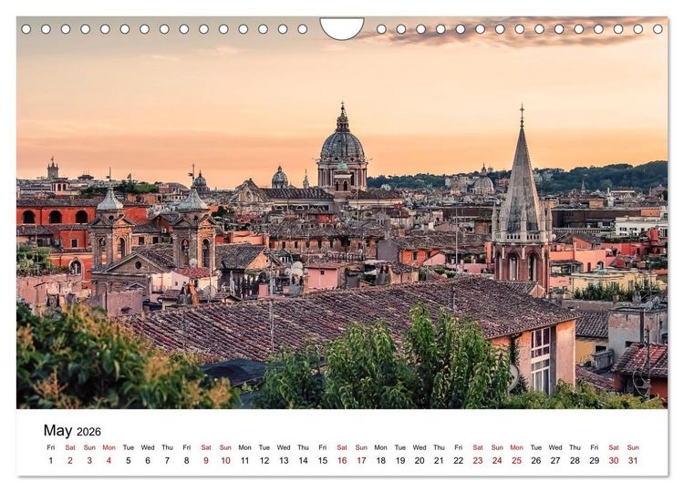 Produktbild: Wonders of Rome (Wall Calendar 2026 DIN A4 landscape), CALVENDO 12 Month Wall Calendar