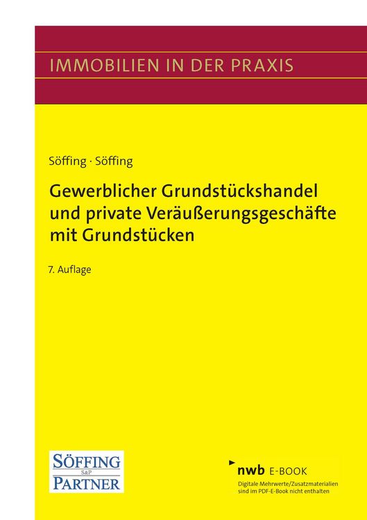 Produktbild: Gewerblicher Grundst&uuml;ckshandel und private Ver&auml;u&szlig;erungsgesch&auml;fte mit Grundst&uuml;cken