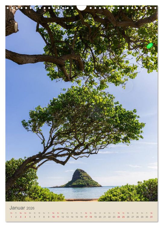 Produktbild: O'ahu - Hawaii, Bilder aus dem S&uuml;dseeparadies (Wandkalender 2026 DIN A3 hoch), CALVENDO Monatskalender