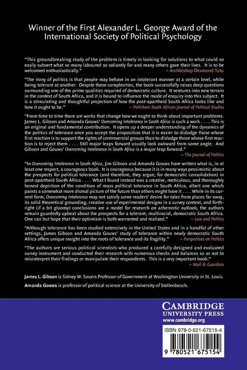 Produktbild: Overcoming Intolerance in South Africa