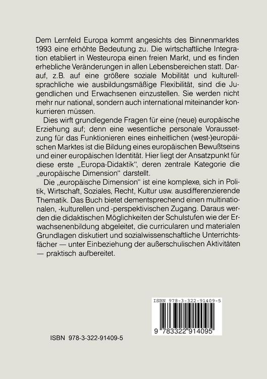 Produktbild: Lernfeld Europa