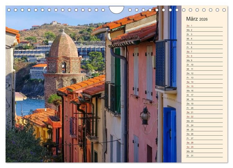 Produktbild: Collioure - Perle der Cote Vermeille (Wandkalender 2026 DIN A4 quer), CALVENDO Monatskalender