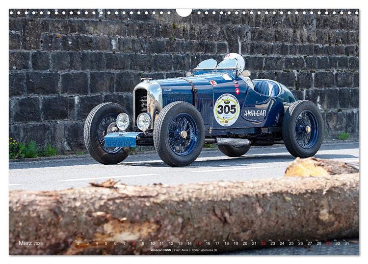 Produktbild: Classic Cars auf Passstrassen 2026 (Wandkalender 2026 DIN A3 quer), CALVENDO Monatskalender