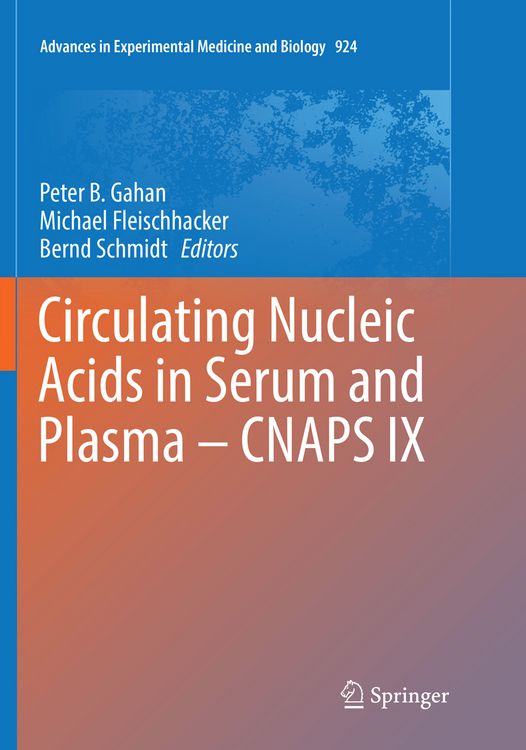 Produktbild: Circulating Nucleic Acids in Serum and Plasma &ndash; CNAPS IX