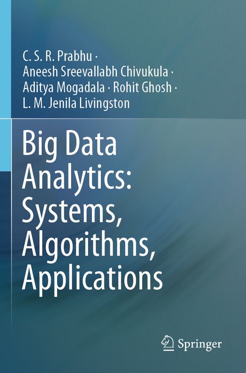 Produktbild: Big Data Analytics: Systems, Algorithms, Applications