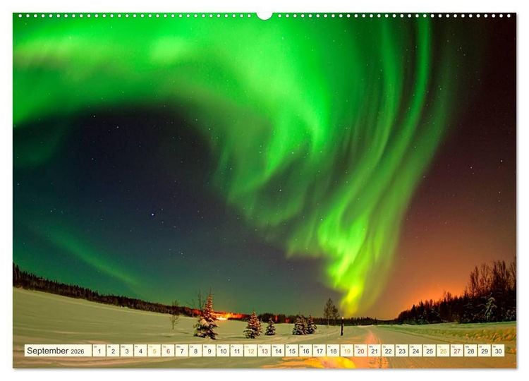 Produktbild: B&uuml;hne frei f&uuml;r - Alaska (hochwertiger Premium Wandkalender 2026 DIN A2 quer), Kunstdruck in Hochglanz