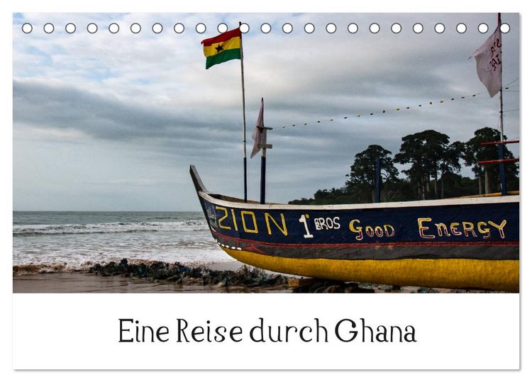 Produktbild: Eine Reise durch Ghana (Tischkalender 2026 DIN A5 quer), CALVENDO Monatskalender