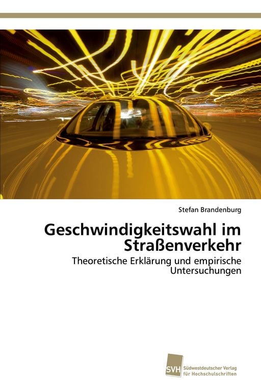 Produktbild: Geschwindigkeitswahl im Stra&szlig;enverkehr