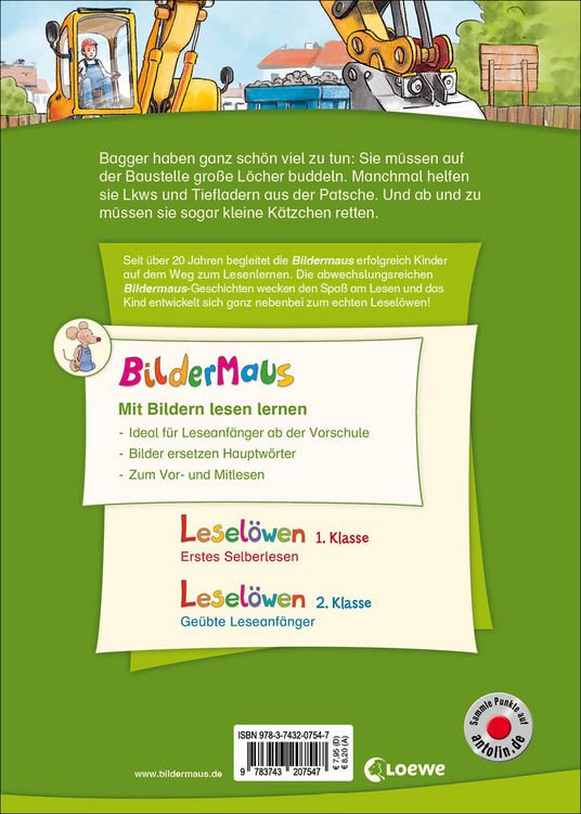Produktbild: Bildermaus - Baggergeschichten