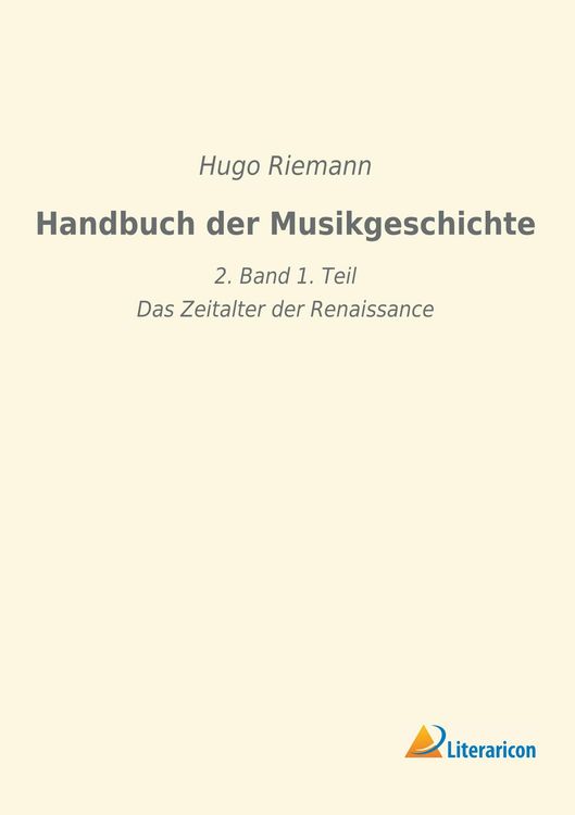 Produktbild: Handbuch der Musikgeschichte