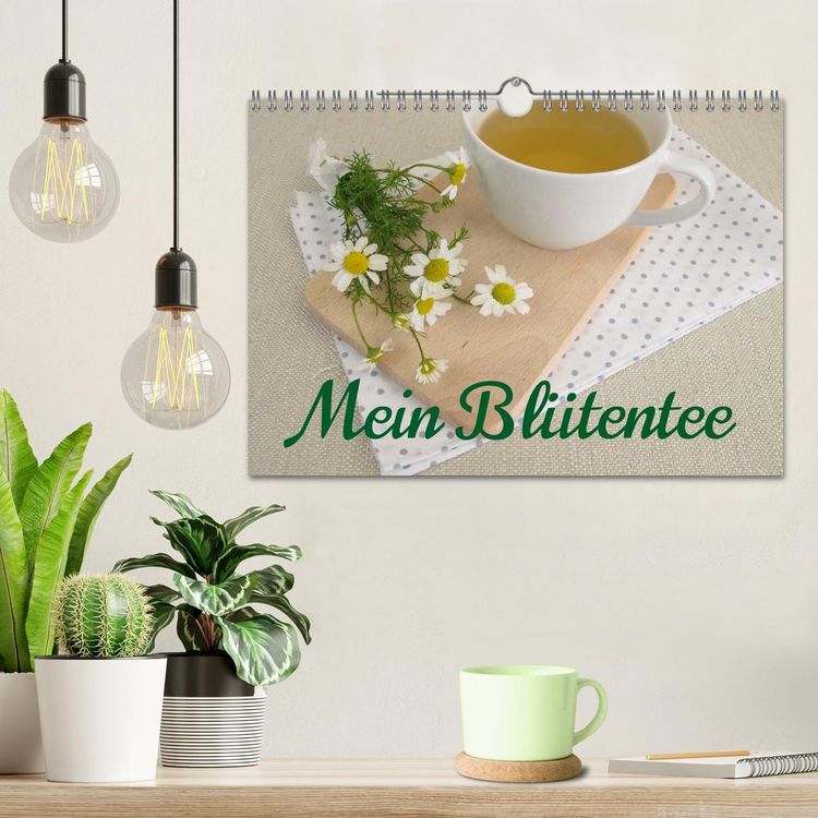 Produktbild: Mein Bl&uuml;tentee (Wandkalender 2026 DIN A4 quer), CALVENDO Monatskalender