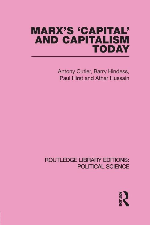 Produktbild: Marx's Capital and Capitalism Today Routledge Library Editions