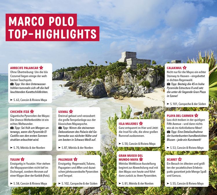 Produktbild: MARCO POLO Reisef&uuml;hrer Yucatan