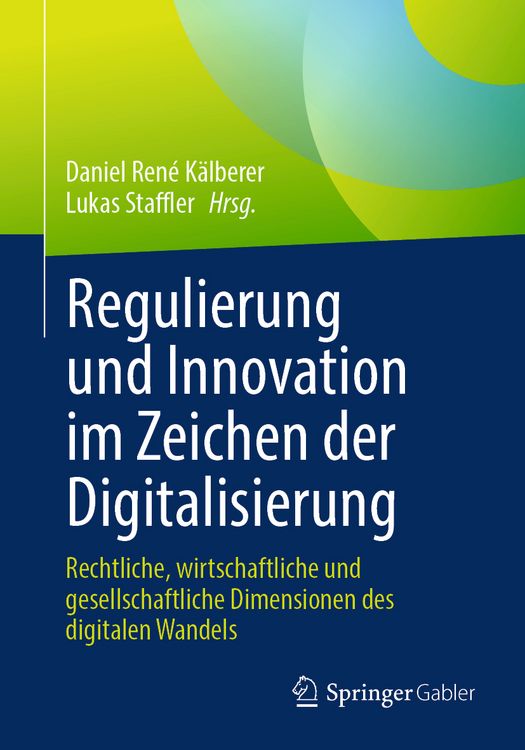Produktbild: Regulierung und Innovation im Zeichen der Digitalisierung