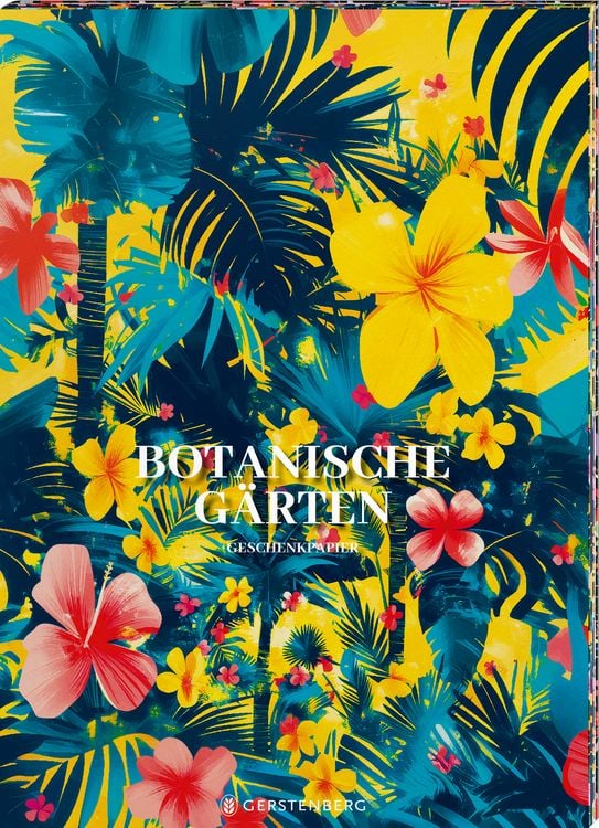 Produktbild: Geschenkpapier-Heft Botanische G&auml;rten