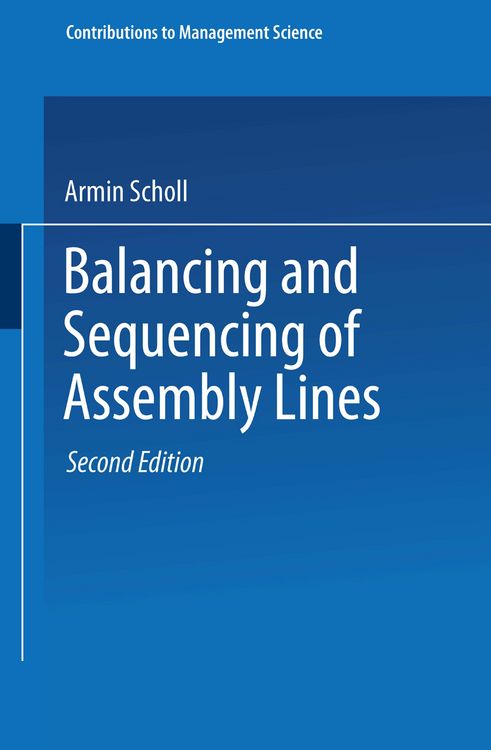 Produktbild: Balancing and Sequencing of Assembly Lines