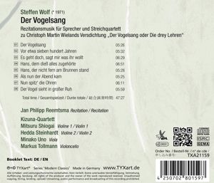 Produktbild: Der Vogelsang-Rezitationsmusik