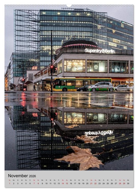 Produktbild: Blicke durch Berlin - Architektur und Atmosph&auml;re (hochwertiger Premium Wandkalender 2026 DIN A2 hoch), Kunstdruck in Hochglanz