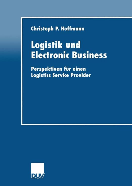 Produktbild: Logistik und Electronic Business