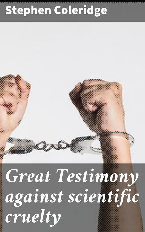 Produktbild: Great Testimony against scientific cruelty