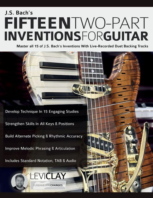 Produktbild: J.S. Bach's Fifteen Two-Part Inventions For Guitar