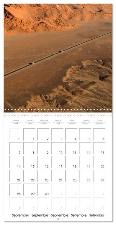 Produktbild: Namibian desert (Wall Calendar 2026 12 &times; 12 Inch) CALVENDO 12 Month Wall Calendar