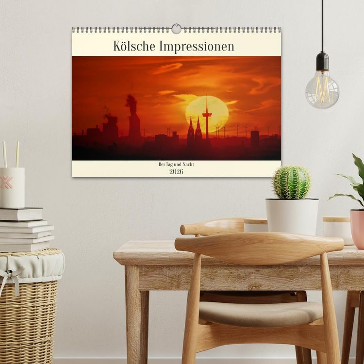 Produktbild: K&ouml;lsche Impressionen bei Tag und Nacht (Wandkalender 2026 DIN A3 quer), CALVENDO Monatskalender