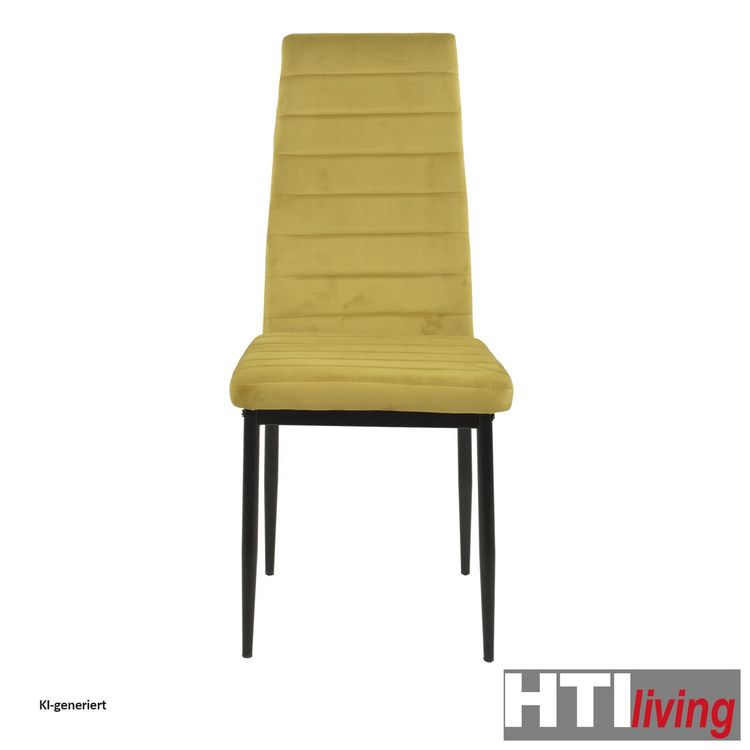 Produktbild: HTI-Living Stuhl Memphis Velvet 4er-Set Stuhl Memphis Velvet 4er-Set