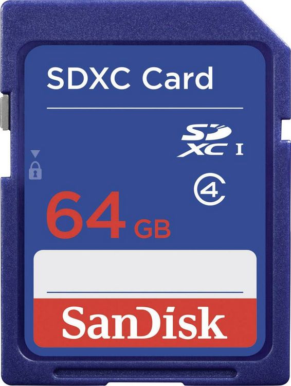 Produktbild: SanDisk SDSDB-064G-B35 SDXC-Karte 64 GB Class 4