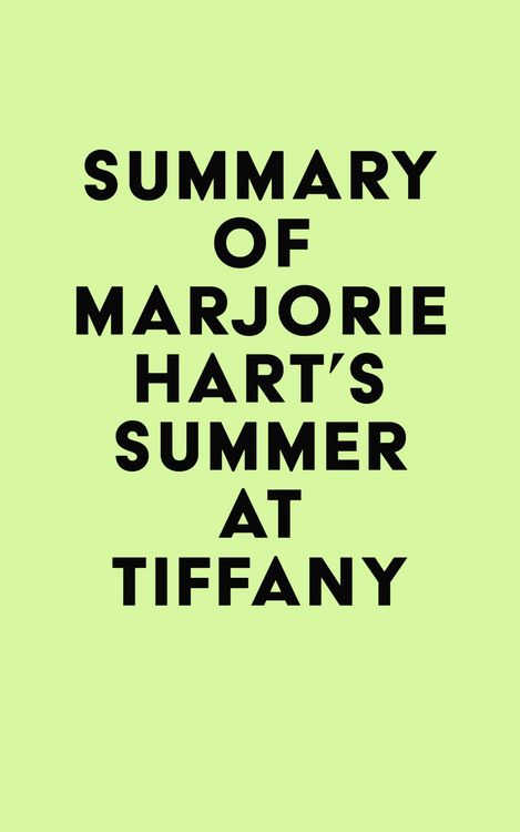 Produktbild: Summary of Marjorie Hart's Summer at Tiffany