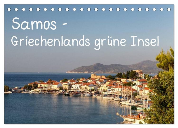 Produktbild: Samos - Griechenlands gr&uuml;ne Insel (Tischkalender 2026 DIN A5 quer), CALVENDO Monatskalender