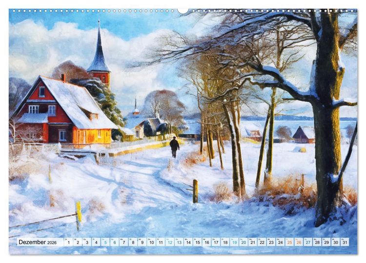 Produktbild: Ostsee-Gefl&uuml;ster - Entspannung am Meer (hochwertiger Premium Wandkalender 2026 DIN A2 quer), Kunstdruck in Hochglanz