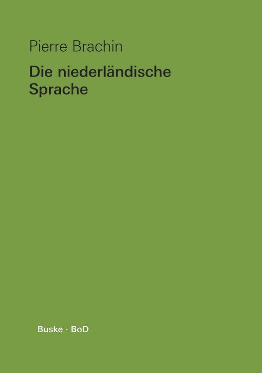 Produktbild: Die niederl&auml;ndische Sprache
