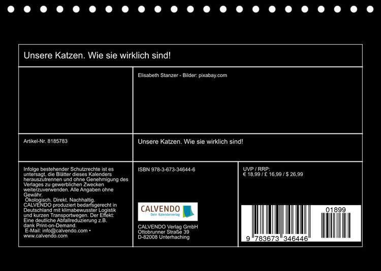Produktbild: Unsere Katzen. Wie sie wirklich sind! (Tischkalender 2022 DIN A5 quer)