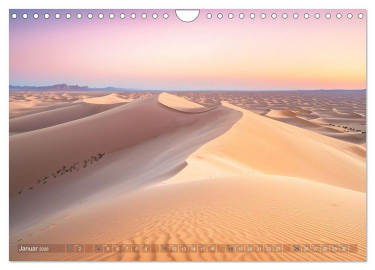 Produktbild: Sandd&uuml;nen In der W&uuml;ste und am Meer (Wandkalender 2026 DIN A4 quer), CALVENDO Monatskalender