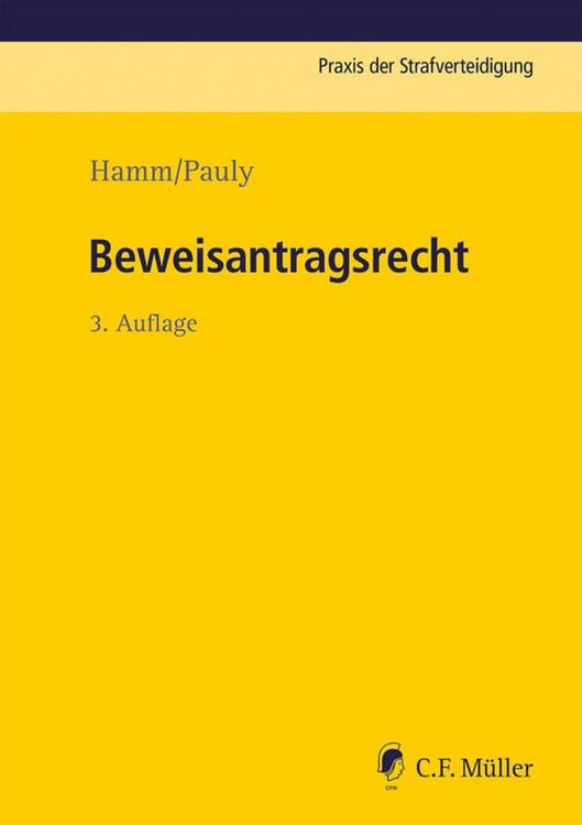 Produktbild: Beweisantragsrecht
