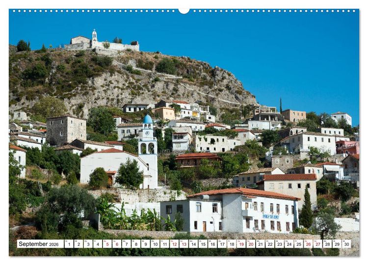 Produktbild: ALBANIENS Sch&ouml;nheiten (hochwertiger Premium Wandkalender 2026 DIN A2 quer), Kunstdruck in Hochglanz
