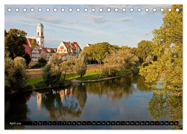 Produktbild: Regensburg - Bayern (Tischkalender 2026 DIN A5 quer), CALVENDO Monatskalender