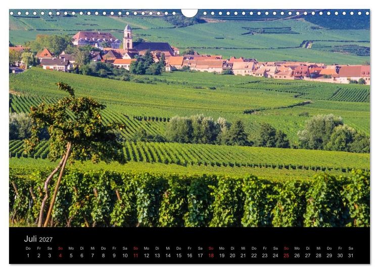 Produktbild: E L S A S S Impressionen (Wandkalender 2027 DIN A3 quer), CALVENDO Monatskalender