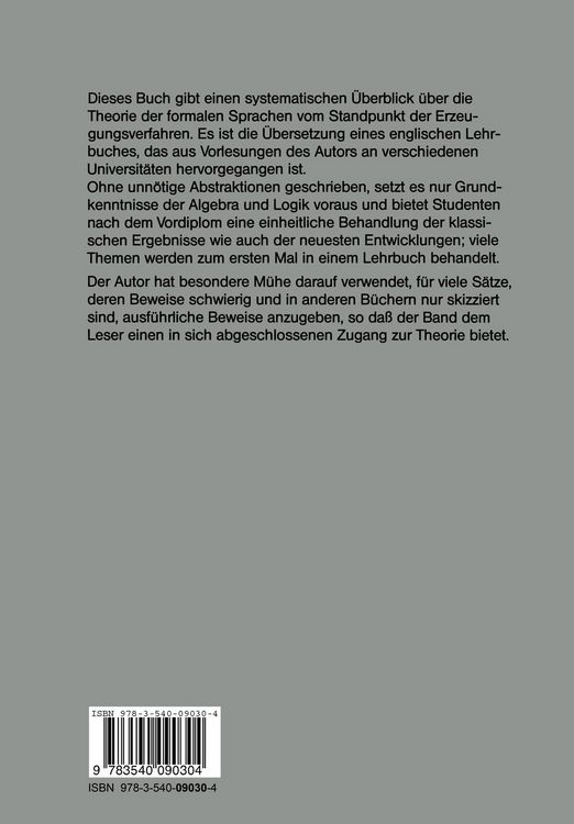 Produktbild: Formale Sprachen
