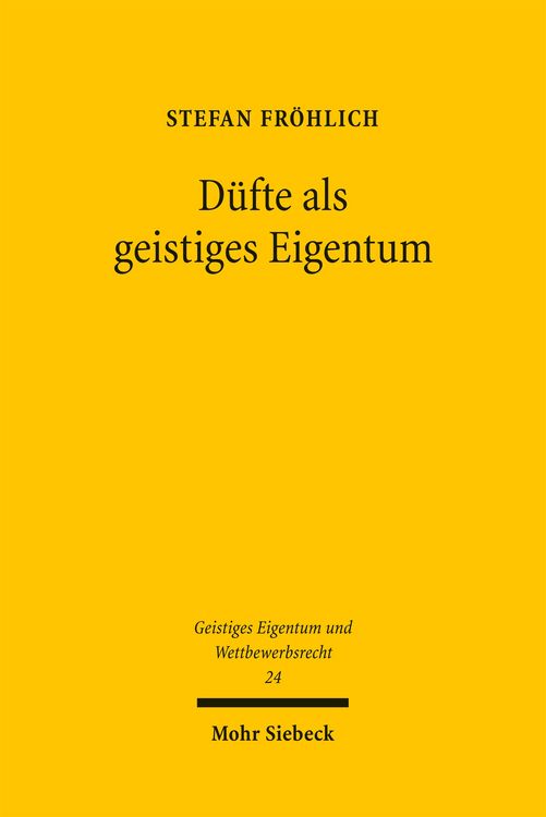 Produktbild: D&uuml;fte als geistiges Eigentum